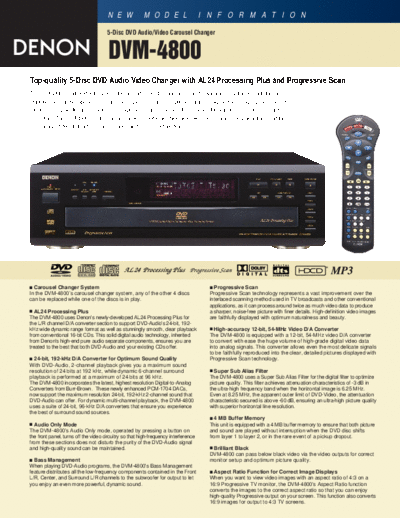 Описание DVM-4800