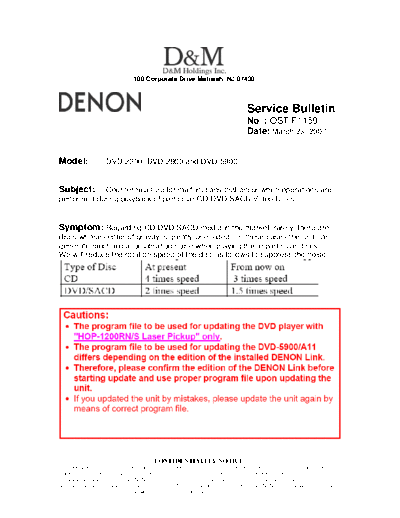 Service Bulletin OST-F1159