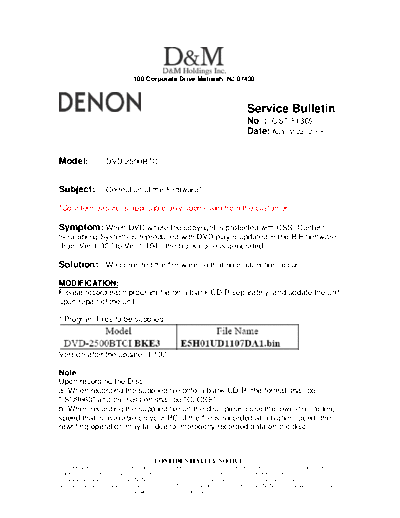 Service Bulletin OST-F1369