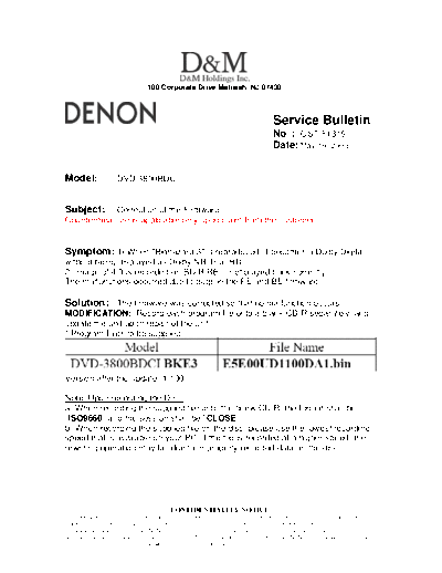 Service Bulletin OST-F1319