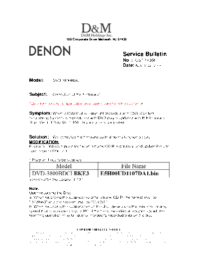 Service Bulletin OST-F1368