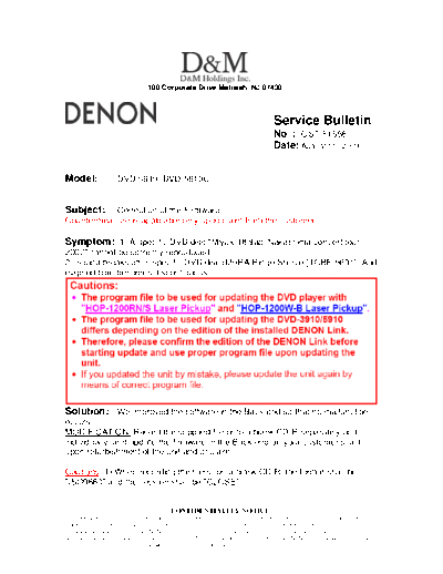 Service Bulletin OST-F1558