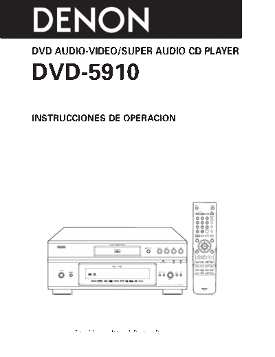 Инструкция DVD-5910