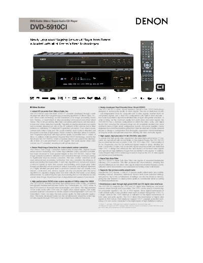Описание DVD-5910CI