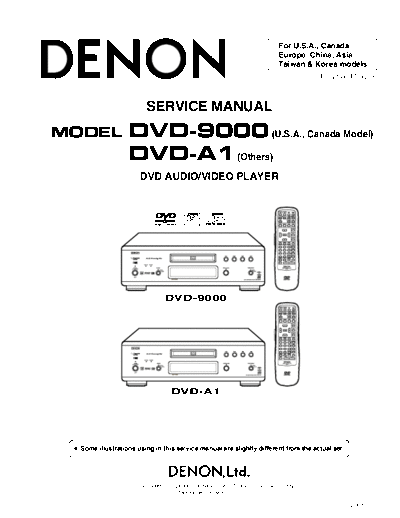 Схема DVD-9000 & DVD-A1