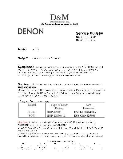 Service Bulletin OST-F1346