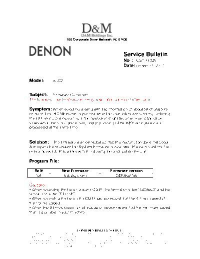 Service Bulletin OST-F1225