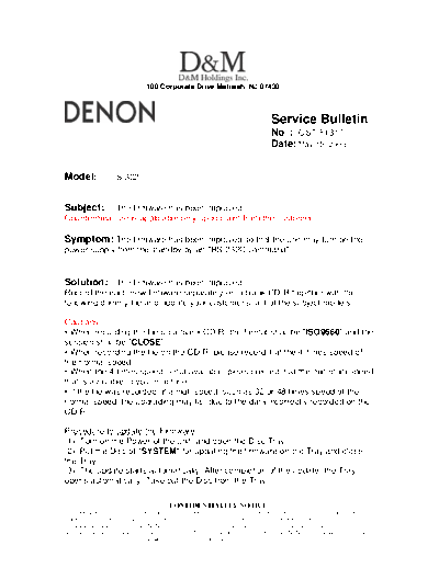 Service Bulletin OST-F1317