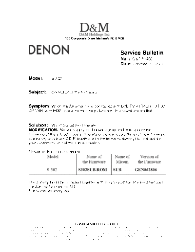 Service Bulletin OST-F1469