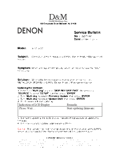 Service Bulletin DZ09-160