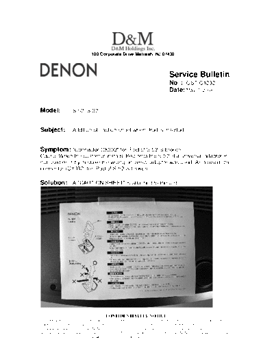 Service Bulletin OST-C1292