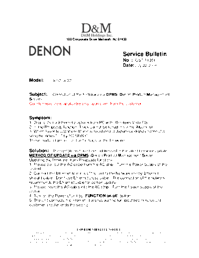Service Bulletin OST-F1351
