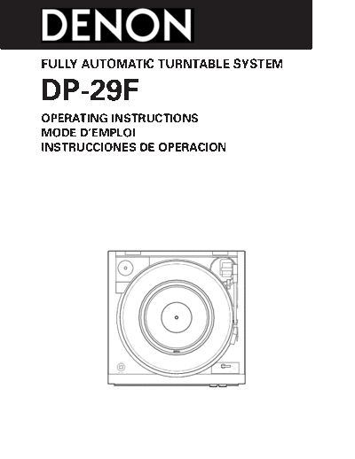 Инструкция 2 DP-29F