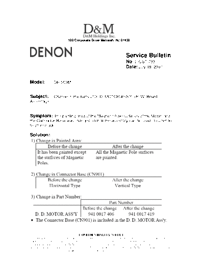 Service Bulletin OST-793