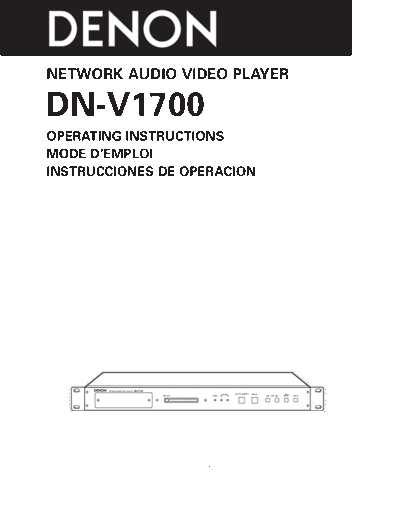 Инструкция DN-V1700