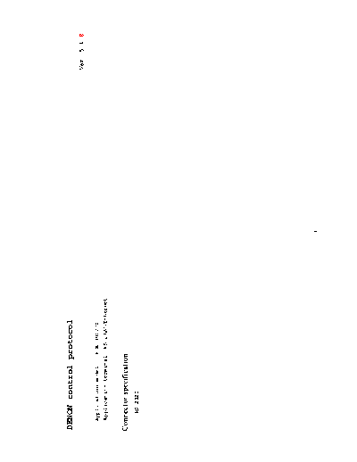DENON control protocol Ver. 5.1.8