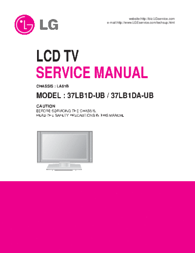 LG_37LB1DA_LCD_TV_Service_Manual