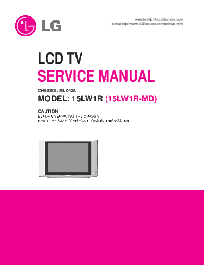 LG 15LW1R LCD