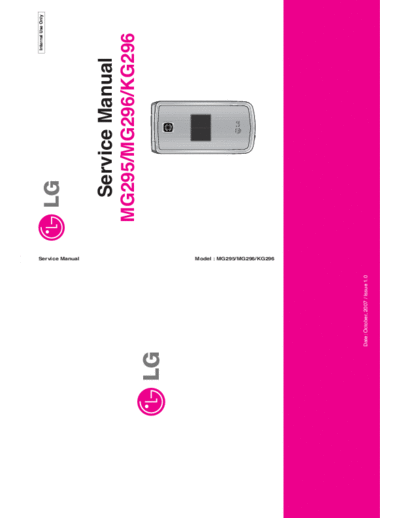 LG MG295, MG296, KG296