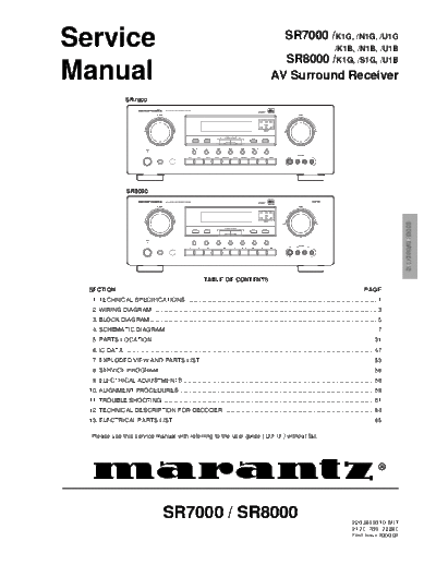 SR-7000 & 8000