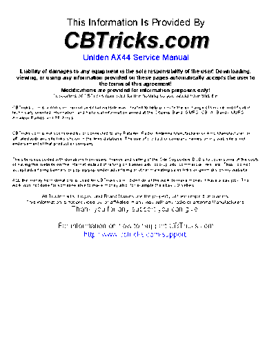 UNIDEN AX44