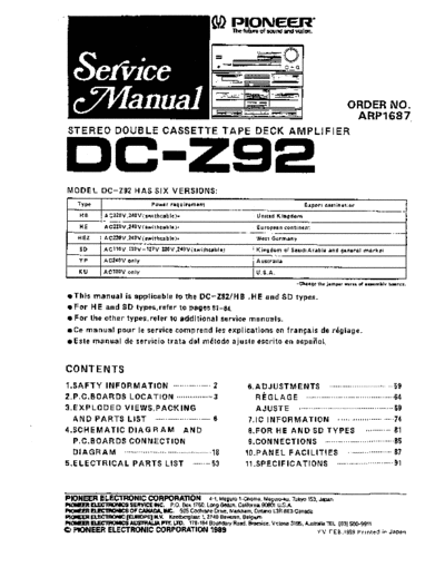 Pioneer DC-Z92