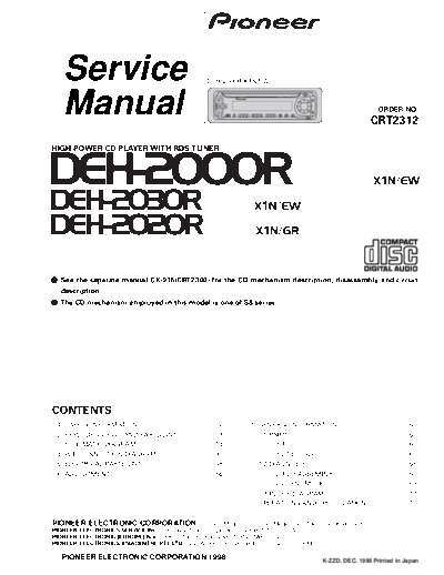 Pioneer_DEH-2000R,2030R,2020R