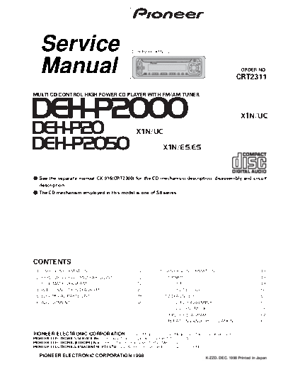 Pioneer_DEH-P2000,P20,P2050_SM