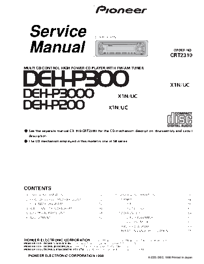 Pioneer_DEH-P300,P3000,P200