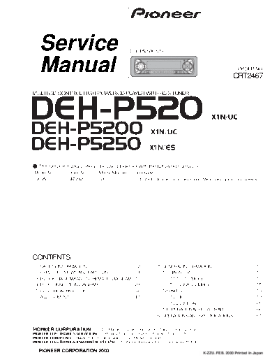 Pioneer_DEH-P520,P5200,P5250