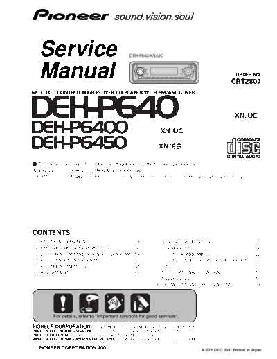 Pioneer_DEH-P640,P6400,P6450
