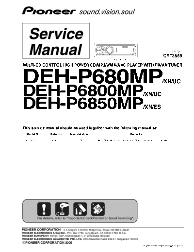 Pioneer_DEH-P680MP,P6800MP,P6850MP