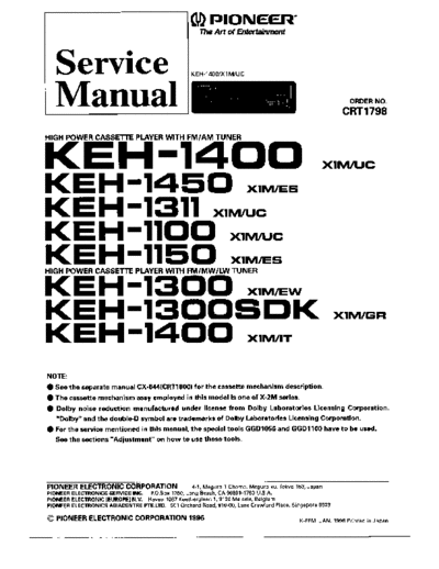 Pioneer_KEH-1400,1450,1311,1100,1150,1300