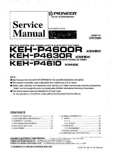Pioneer_KEH-P4600R,P4610,P4630R