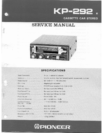 PIONEER KP-292