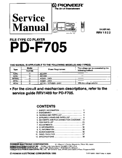 PD-F705 (RRV1522)