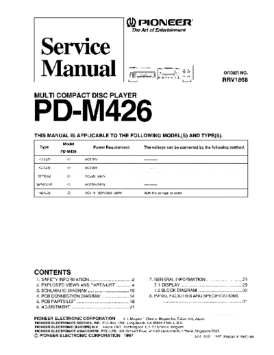 PD-M426 (RRV1868)