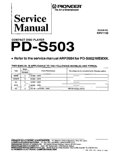 PD-S503 (RRV1135)