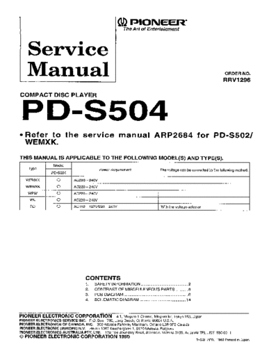 PD-S504 (RRV1296)