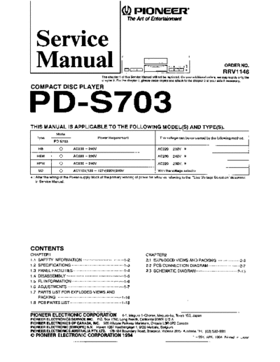 PD-S703 (RRV1146)