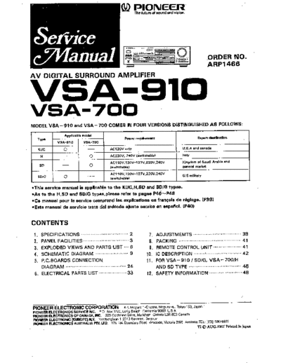 VSA-700 & VSA-910
