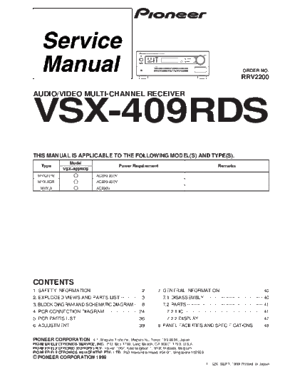 VSX-409RDS