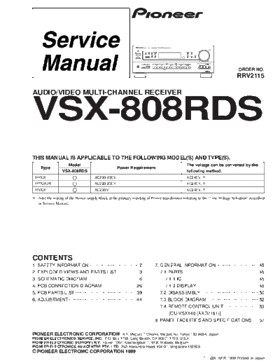 VSX-808RDS