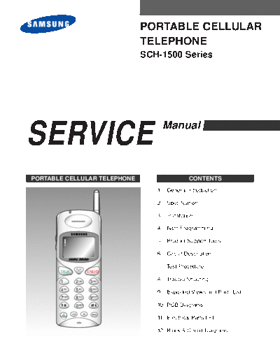 Samsung SCH-1500 service manual