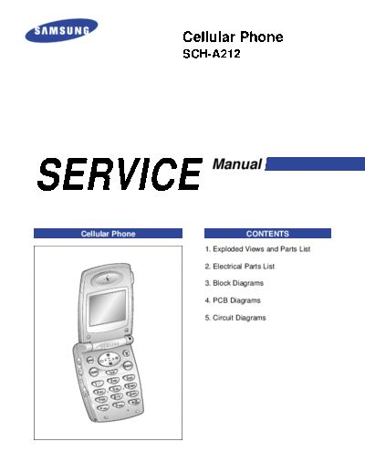 Samsung SCH-A212 service manual