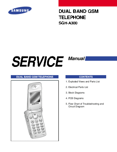 Samsung SGH-A300 service manual
