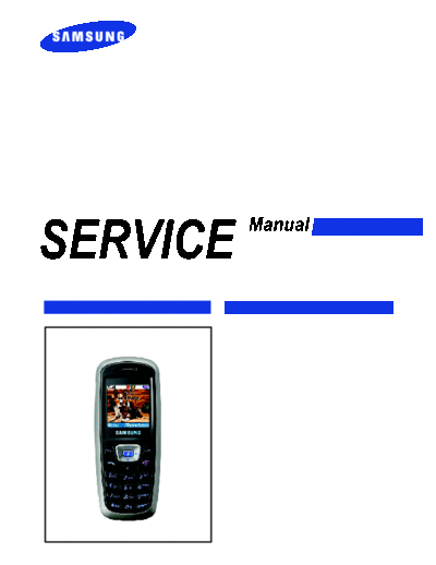 Samsung SGH-C210 service manual
