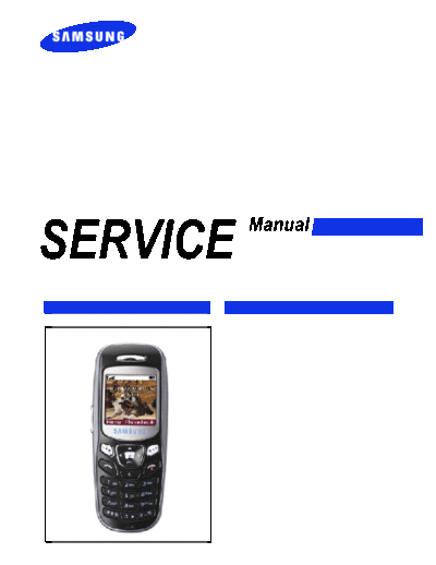 Samsung SGH-C230 service manual