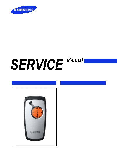 Samsung SGH-E760 service manual
