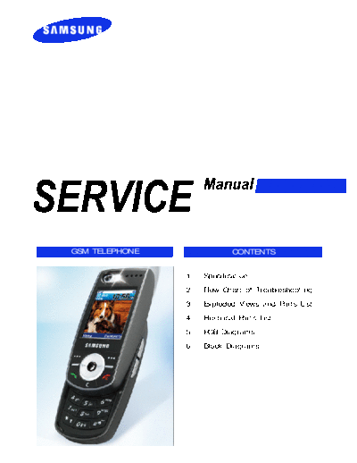 Samsung SGH-F880 service manual